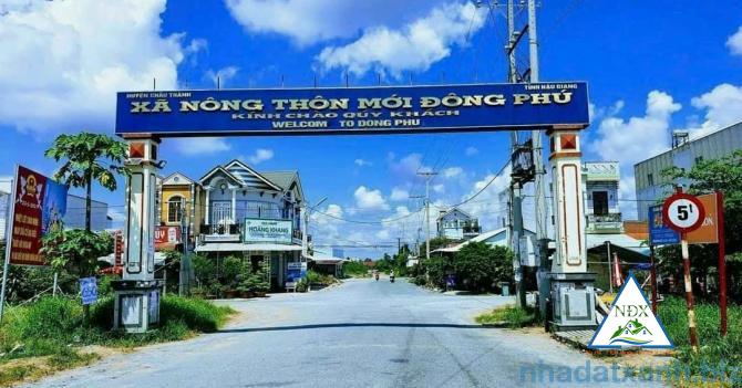 Bán nền đẹp 100m² đường số 6 KDC Đông Phú, Châu Thành, Hậu Giang  💥Giá bán trong tuần: 980 triệu